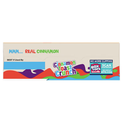 General Mills Cinnamon Toast Crunch Sweetened Whole Wheat & Rice Cereal Family Size, 1 lb 2.8 oz
