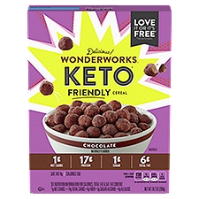 Wonderworks Keto Friendly Chocolate Cereal, 10.2 oz