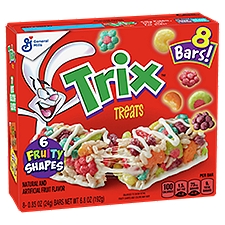 General Mills Trix Treats Fruit Flavor Bars, 0.85 oz, 8 count