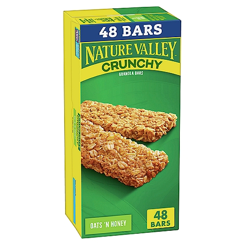 Nature Valley Oats 'n Honey Crunchy Granola Bars, 1.49 oz, 24 count