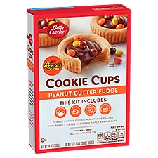 Betty Crocker Peanut Butter Fudge, Cookie Cups, 14 Ounce