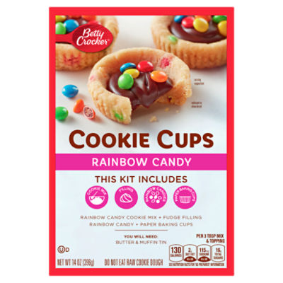Betty Crocker Rainbow Candy Cookie Cups, 14 oz