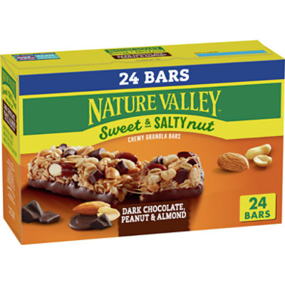 Nature Valley Dark Chocolate, Peanut & Almond Chewy Granola Bars