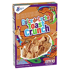 Toast Crunch Dulce de Leche Caramel Flavored Sweetened Wheat & Rice, Cereal, 12 Ounce