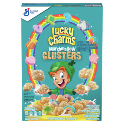 Lucky Charms Gluten Free Cereal with Marshmallows, Kids Breakfast Cereal  with Whole Grain Oats, 10.5 OZ (Imported)