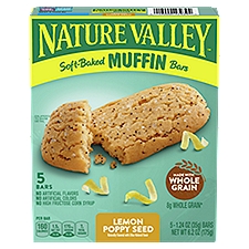 Nature Valley Lemon Poppy Seed Soft-Baked, Muffin Bars, 1.24 Ounce