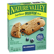 Nature Valley Blueberry Soft-Baked, Muffin Bars, 1.24 Ounce