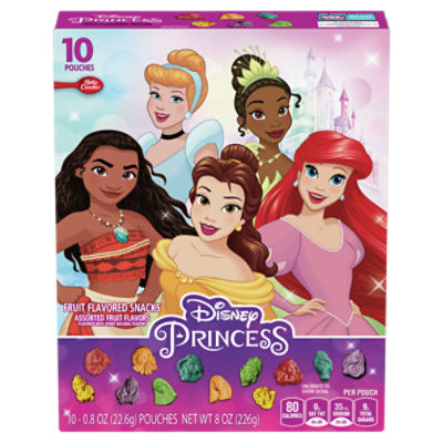 Betty Crocker Disney Princess Assorted Fruit Flavored Snacks, 0.8 oz
