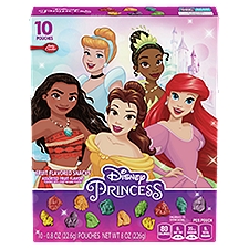 Betty Crocker Disney Princess Assorted Fruit Flavored Snacks, 0.8 oz, 10 count