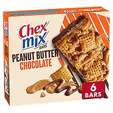 Chex Mix Peanut Butter Chocolate Bars, 6 count, 6.78 oz
