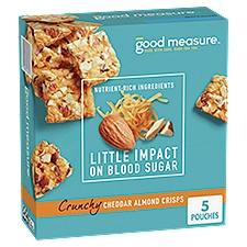 Good Measure Crunchy Cheddar Almond Crisps, 1 oz, 5 count