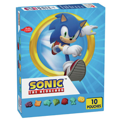 Betty Crocker Sonic the Hedgehog Assorted Fruit Flavored Snacks, 8 oz