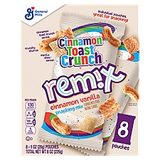 General Mills Cinnamon Toasts Crunch Remix Cinnamon Vanilla Snacking Mix, 1 oz, 8 count