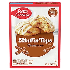 Betty Crocker Cinnamon, Muffin Tops Mix, 13.4 Ounce