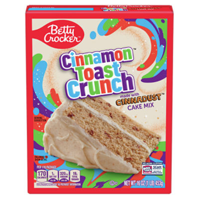 Betty Crocker Cinnamon Toast Crunch Cinnadust Cake Mix, 16 oz