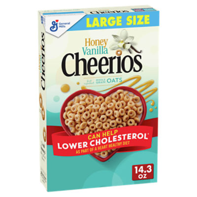 General Mills Cheerios Honey Vanilla Sweetened Whole Grain Oat Cereal
