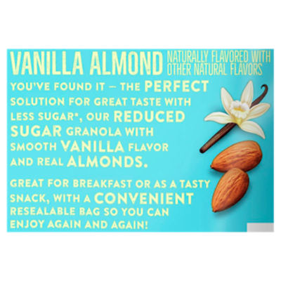 Reduced Sugar Vanilla Almond Granola, Granola