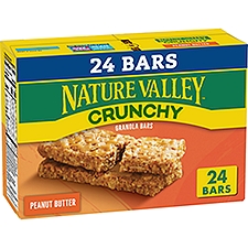 Nature Valley Peanut Butter Crunchy Granola Bars, 1.49 oz, 12 count
