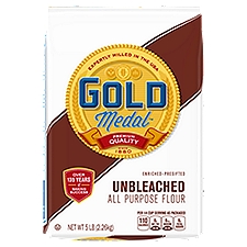 Gold Medal Unbleached All Purpose, Flour, 80 Ounce