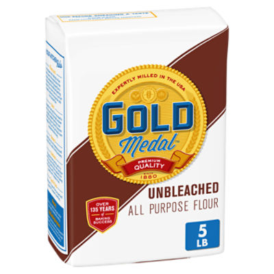 Gold Medal Unbleached All Purpose Flour, 5 lb, 80 Ounce