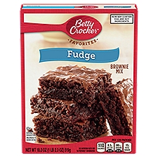 Betty Crocker Favorites Fudge Brownie Mix, 18.3 oz, 18.3 Ounce