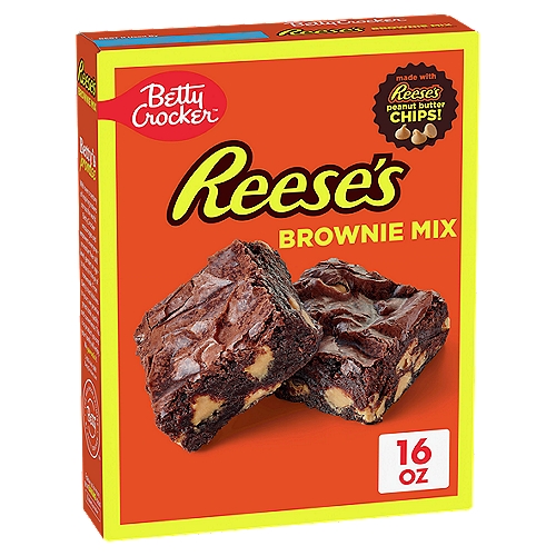 Betty Crocker Reese's Brownie Mix with Peanut Butter Chips, 16 oz