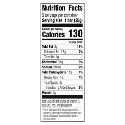 Nature Valley White Cheddar Savory Nut Crunch Bars Bulk Lunch Box Snacks, 5  ct / 0.89 oz - Kroger