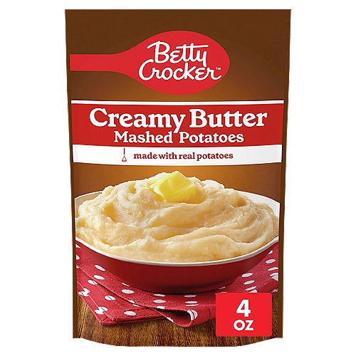 Betty Crocker Creamy Butter Mashed Potatoes, 4.0 oz