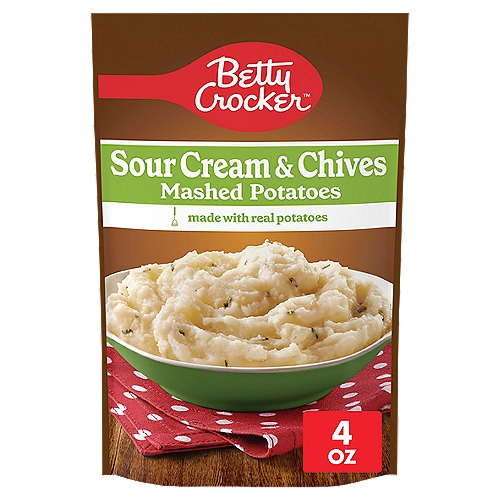 Betty Crocker Sour Cream & Chives Mashed Potatoes, 4.0 oz