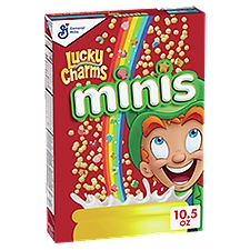 General Mills Lucky Charms Minis Sweetened Corn Puffs with Marshmallows, 10.5 oz