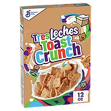General Mills Tres Leches Toast Crunch Crispy Sweetened Whole Wheat & Rice Cereal, 12 oz, 12 Ounce
