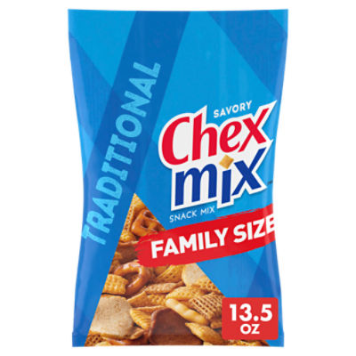 Chex Mix Traditional Savory Snack Mix Family Size, 13.5 oz