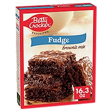 Betty Crocker Favorites Fudge Brownie Mix, 16.3 oz, 16.3 Ounce