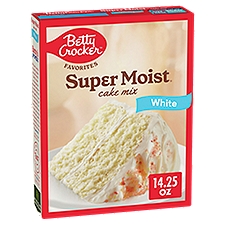 Betty Crocker Super Moist Favorites White Cake Mix, 14.25 oz