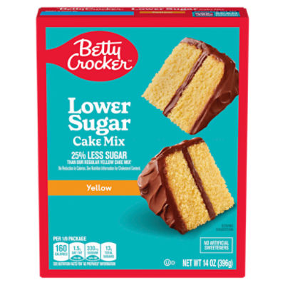 BC LS SM CAKE MIX YELLOW, 14 Ounce