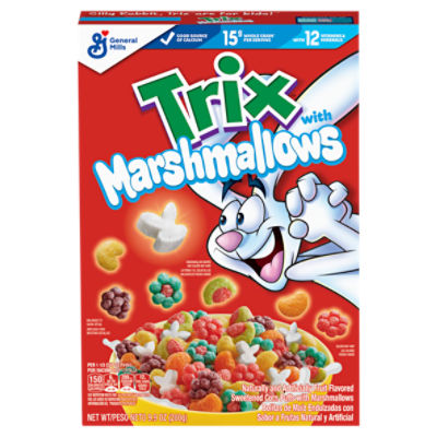 General Mills Trix Sweetened Corn Puffs with Marshmallows, 9.9 oz ...