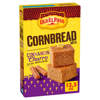 Old El Paso Cinnamon Churro Cornbread Mix, 13.5 oz