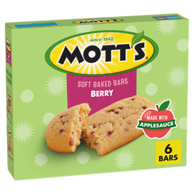 Mott's Berry Soft Baked Bars, 0.96 oz, 6 count