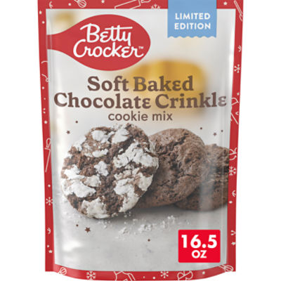 Betty Crocker Soft Baked Chocolate Crinkle Cookie Mix Limited Edition, 16.5 oz