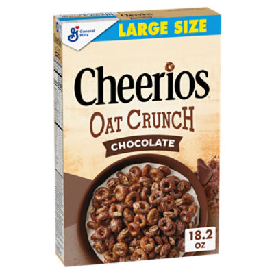 General Mills Cheerios Chocolate Oat Crunch Cereal Large Size, 1 lb 2.2 oz