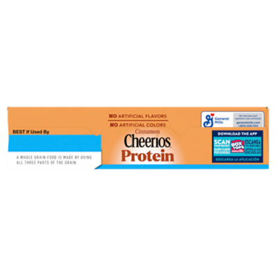 General Mills Cheerios Cinnamon Protein Cereal Large Size, 11.2 oz
