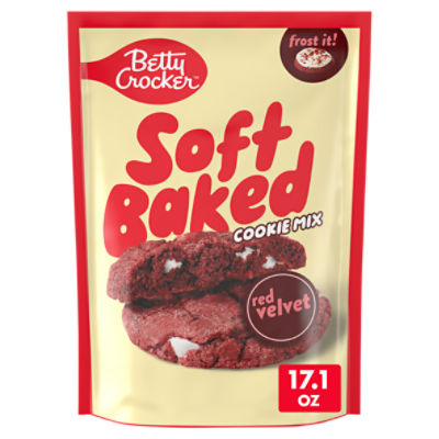 Betty Crocker Red Velvet Soft Baked Cookie Mix, 17.1 oz