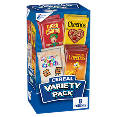 General Mills Cereal Variety Pack, 8 count, 9.14 oz