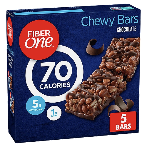 Fiber One Chocolate Chewy Bars, 0.82 oz, 5 count