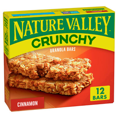 Nature Valley Crunchy Cinnamon Granola Bars, 1.49 oz, 6 count