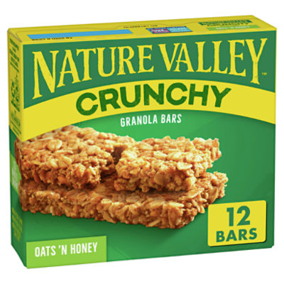 Nature Valley Granola Bars, Peanut Butter, Crunchy - 6 pack, 1.49 oz