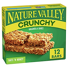 Nature Valley Crunchy Oats 'n Honey Granola Bars, 1.49 oz, 6 count, 8.94 oz, 8.94 Ounce