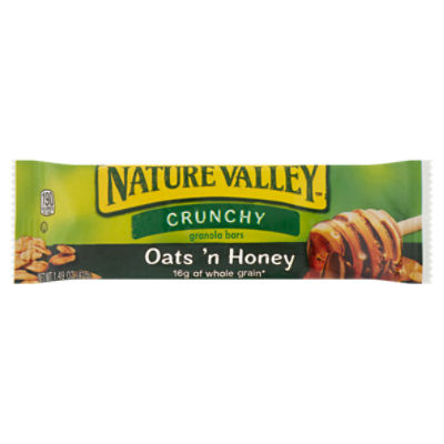 Nature Valley Crunchy Granola Bar Oats 'n Honey -8.94 oz box (Pack