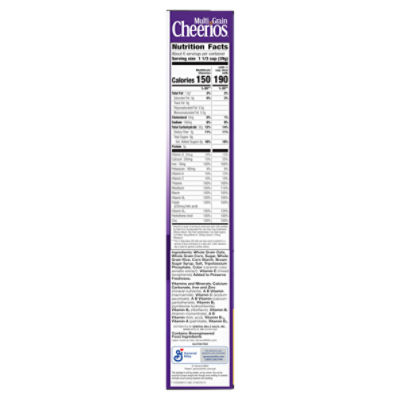 multigrain cheerios nutrition facts