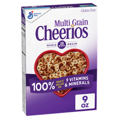 General Mills Cheerios Multi Grain Lightly Sweetened Cereal, 9 oz ShopRite